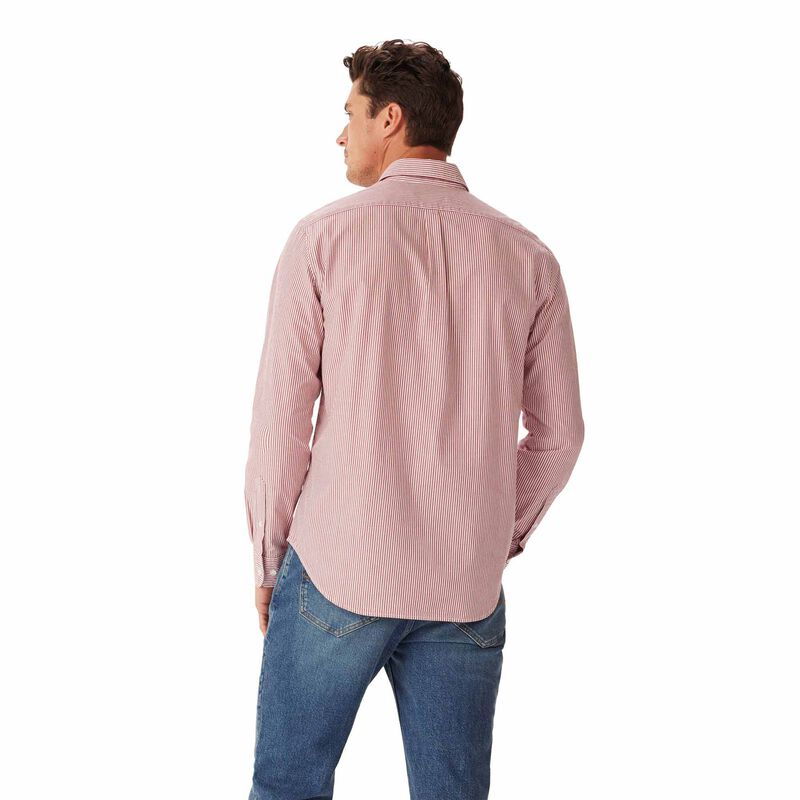 R.M. Williams Regular Poplin Stripe Shirt image number 1